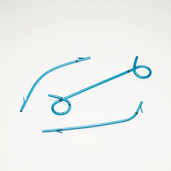 7Fr x 5cm Advanix Center Bend Plastic Biliary Stent, Preloaded RX Stent delivery